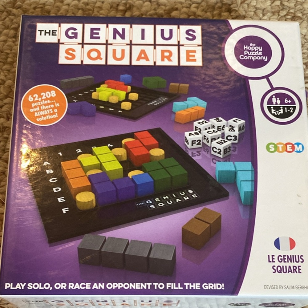 Le Genius Square Puzzle Game